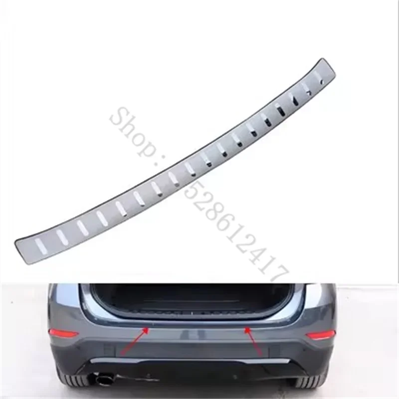 

For BMW X1 E84 2010 2011 2012~2022 rear styling Rear Bumper Protector Sill Trunk Rear guard Tread Plate Trim Car Accessories