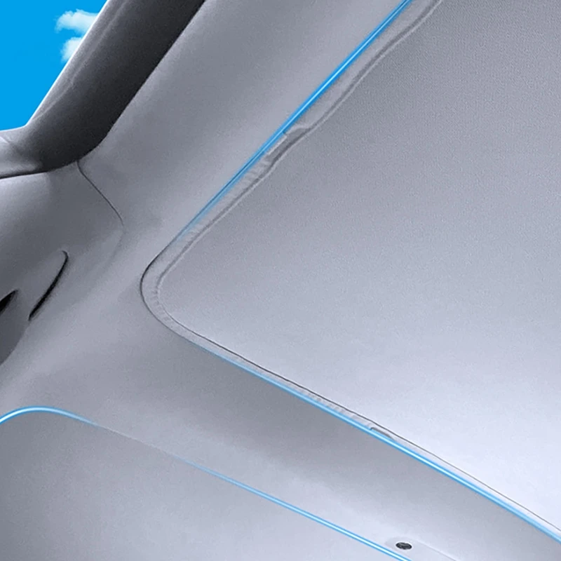 For Tesla Model 3 2019-2022 Roof Sunshade Front Rear Sunroof Skylight Blind Shading Net Sunroof Sunshade