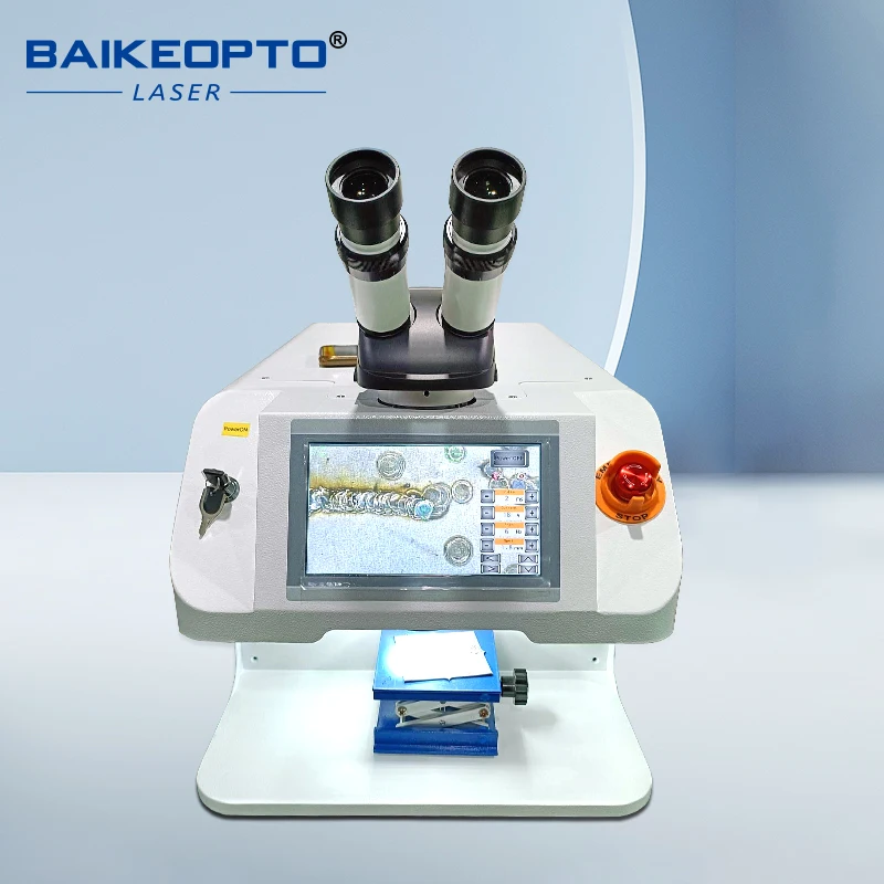 New Model 10.8 " Inch 200W Big Size Display Screen Desktop Mini Jewelry Laser Welding Machine