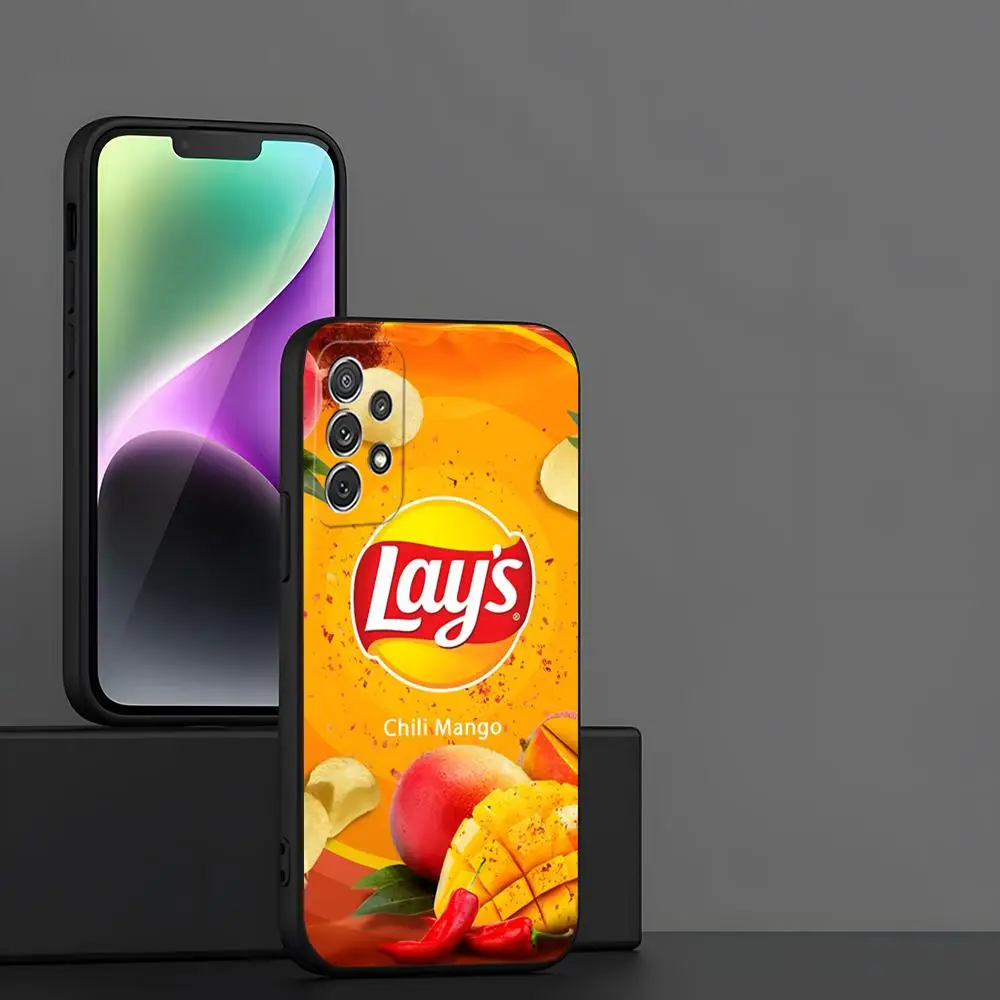 Snack Food Potato L-Lay'S Phone Case Potdemiel For Samsung Galaxy A31 A33 A21 A22 A32 A34 A54 S24 S23 S22 Back Cover