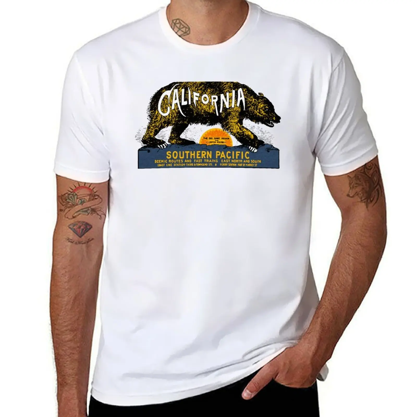 

Vintage California Railroad Hunt T-Shirt t shirts designer g man t shirts for men T-Shirt