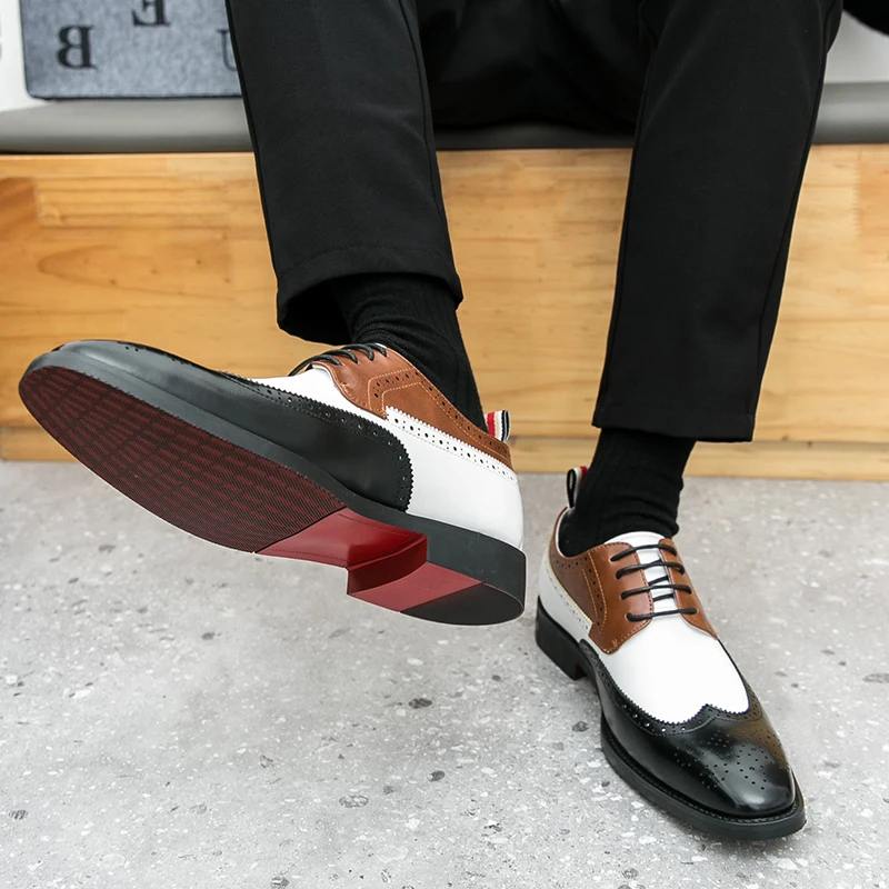 

2025 Autumn New Cross border Leather Shoes for Men's Casual One Step Stepping British Business Formal Large Size Set Leather Sho