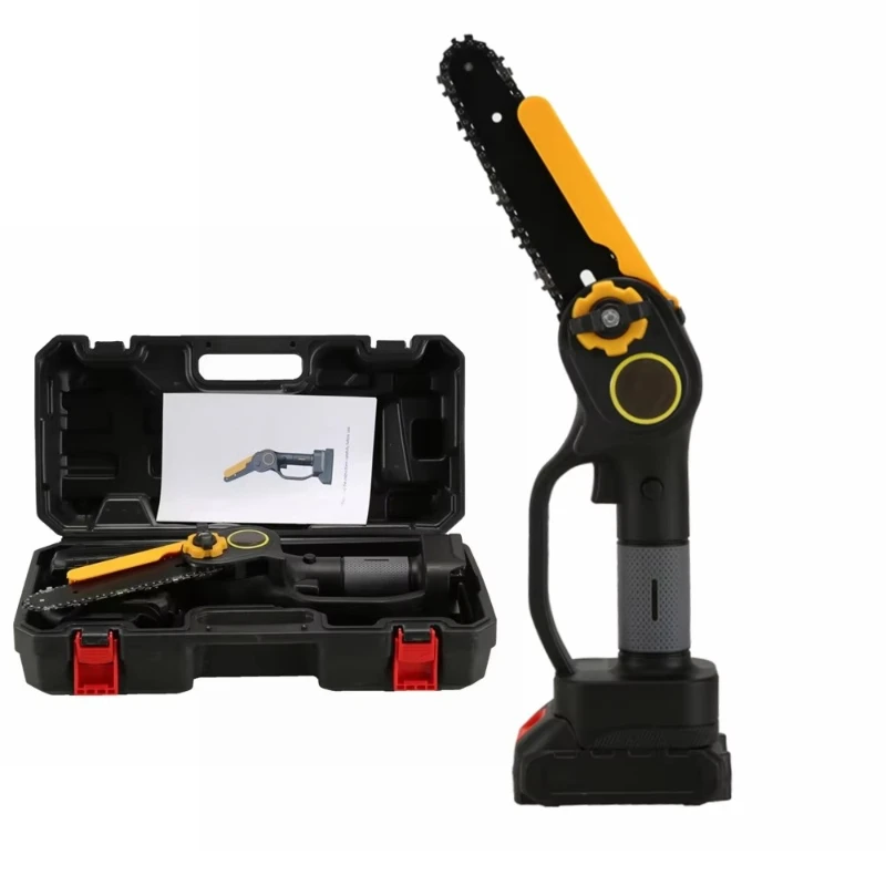 

ZC1-6'' Brushless Cordless Chainsaw Chain Saw 18V Battery Mini Chainsaw Electric Chainsaw
