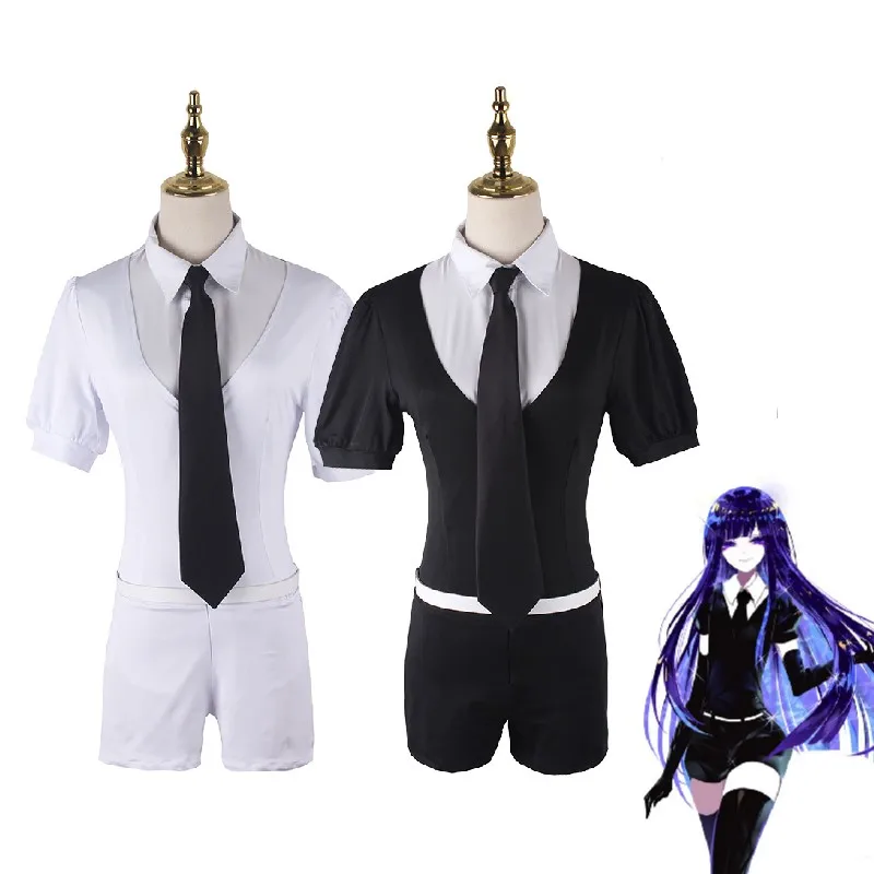 Cosplay Anime Girl Houseki No Kuni Land of The Lustrous Men Women Costume Jumpsuit School Uniform Belt Carnival Dress Up Party