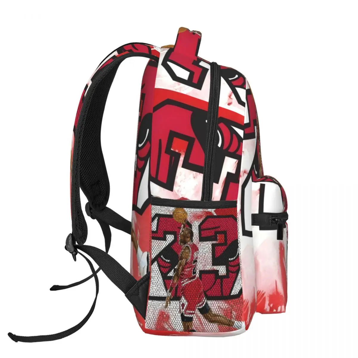 Michael-Jordan Printed Lightweight Casual Schoolbag For School, Outdoor, Shopping, Office 16in