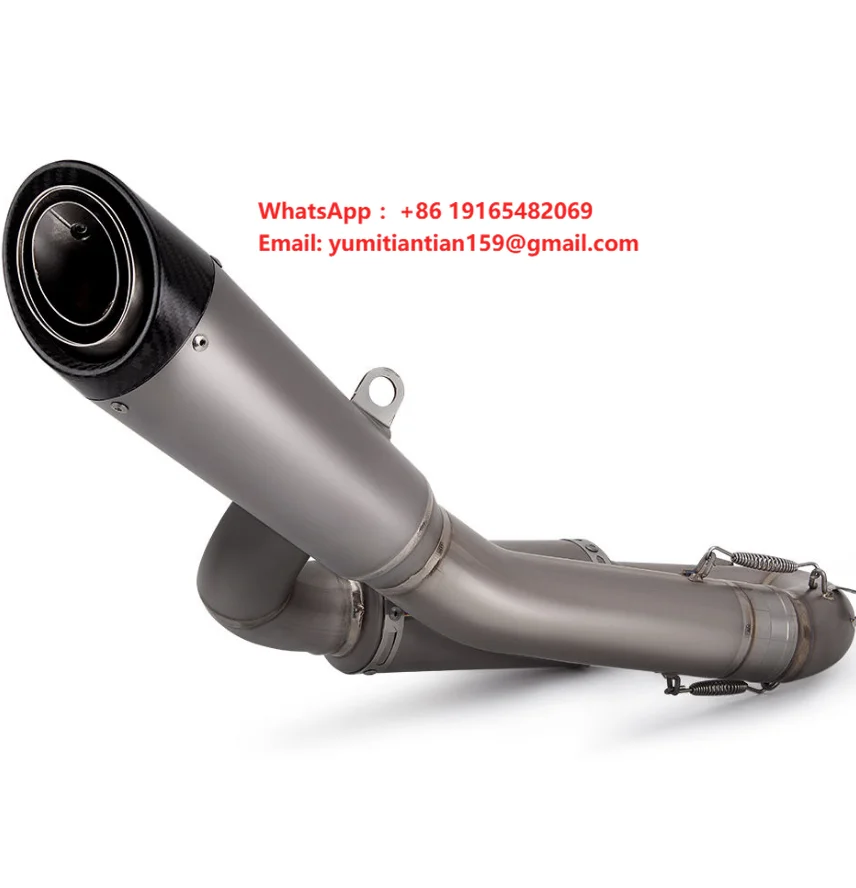 Motorcycle Exhaust with Power Pack S1 Titanium Exhaust System Kit slip on Line for Streetfighter V2 Panigale V2 s 2020-2024