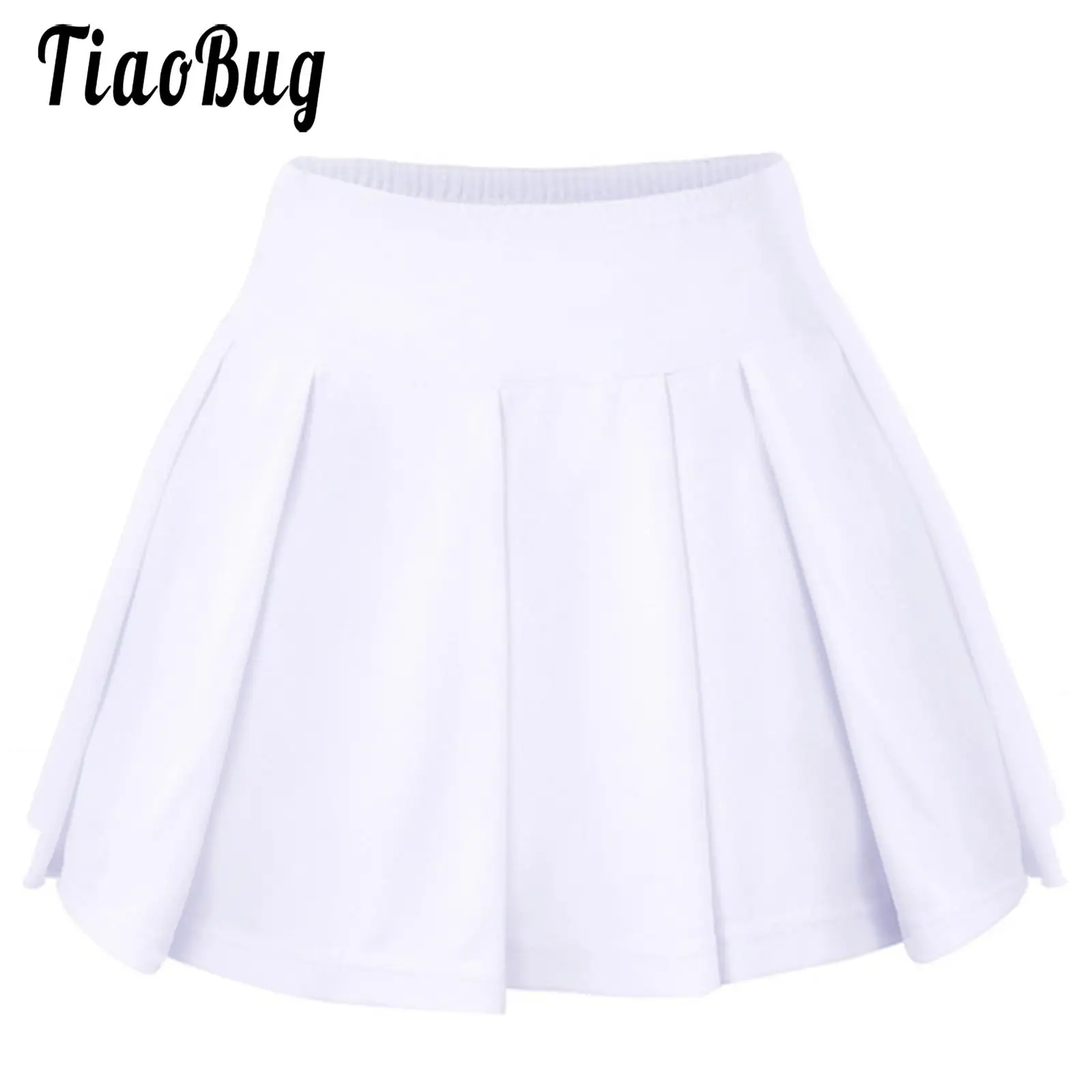 

Kids Girls Sport Skirt With Shorts Tennis Golf Badminton Skort Pleated Built-In Shorts Skirts Short Summer Athletic Skirt Girl