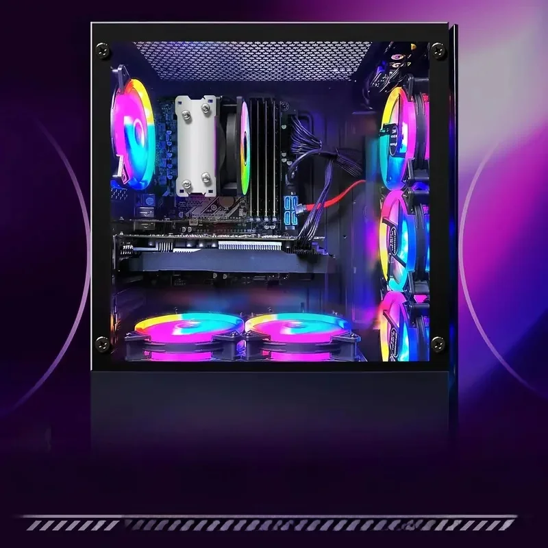 ゲーミングPC デスクトップ、GeForce RTX 2060 6G、AMD Ryzen 5 2600 最大3.9G、16G DDR4、512G SSD、600M WiFi、BT 5.0