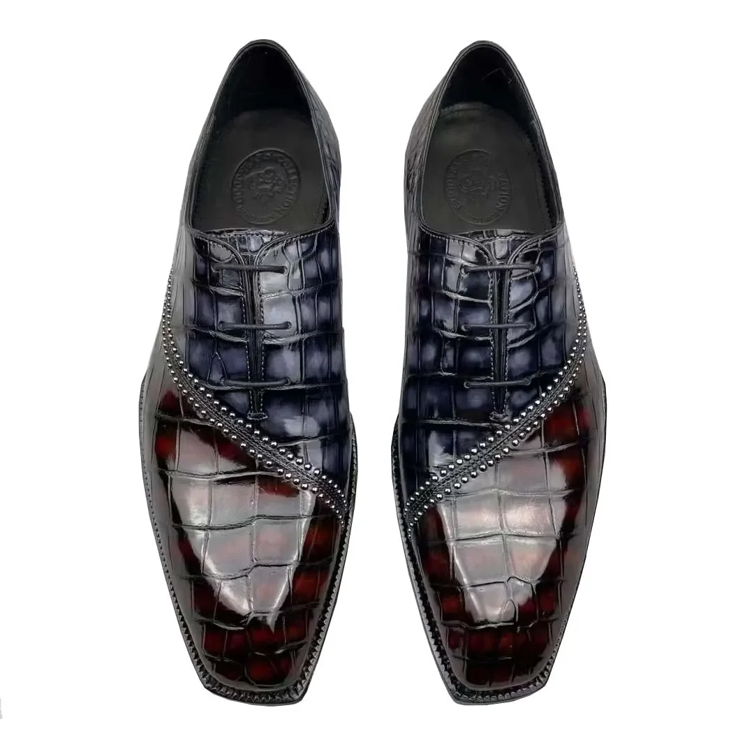 chue new arrival male dress shoes men formal shoes men crocodile shoes