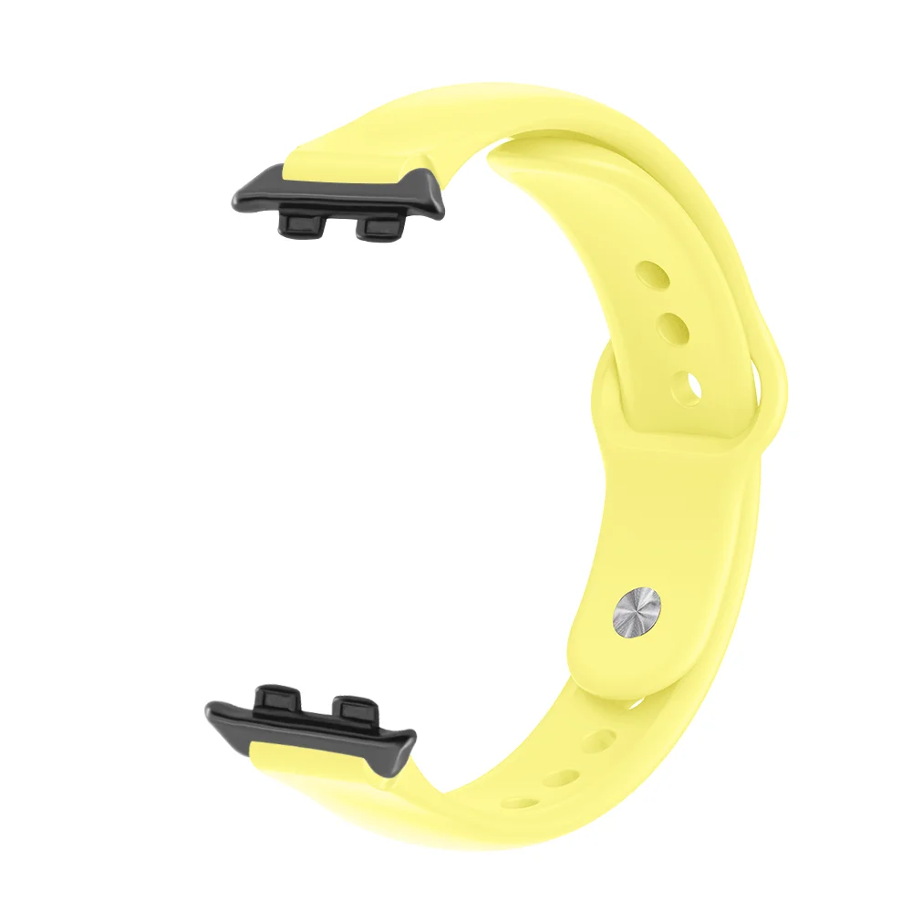 

Quick Release Watch Strap For Honor Band 9 Reverse-buckle Lightweight Silicone Replacement Sport Smart Watch Band for Man Woman