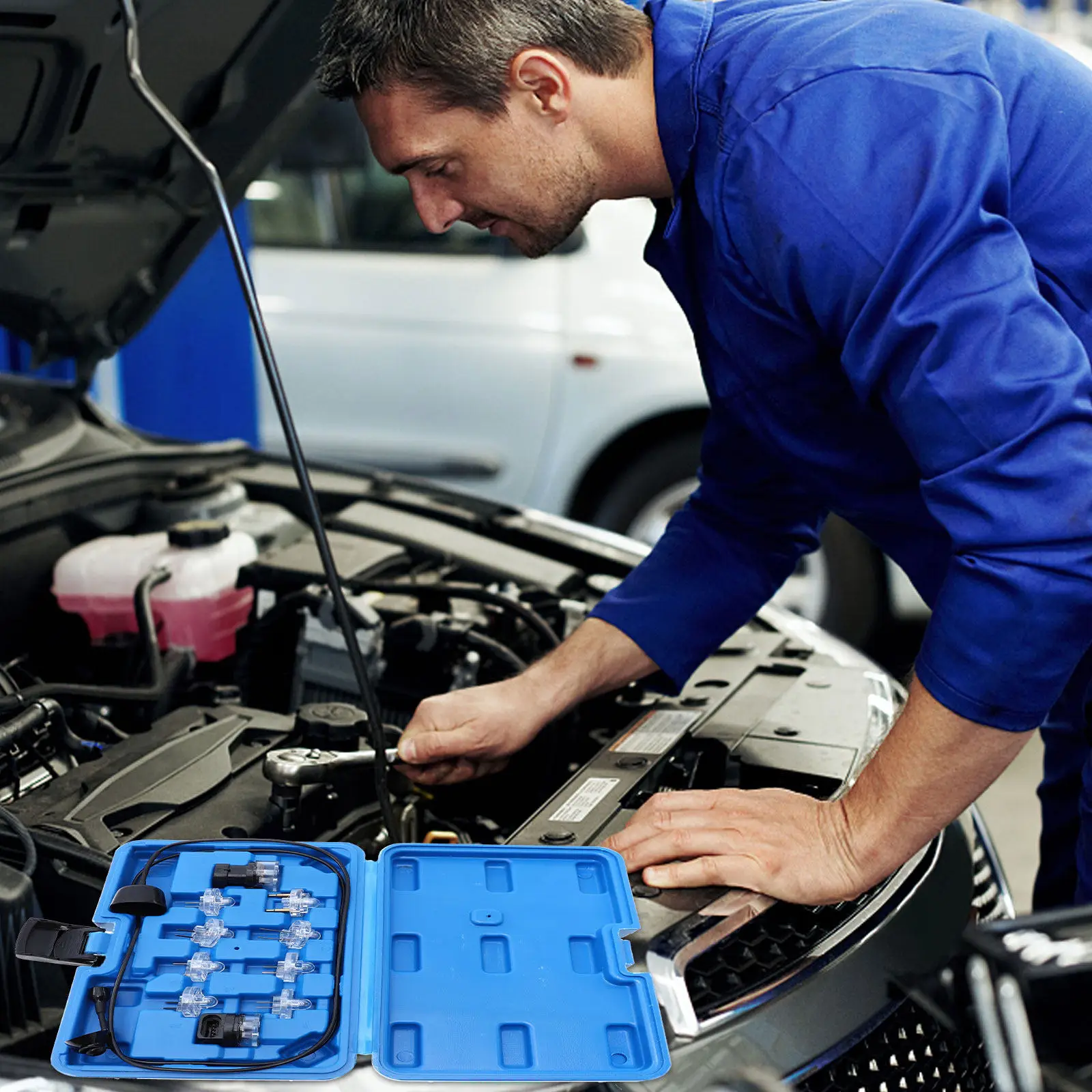 

1Set Professional Car Circuit Test Light Kit High-Grade Safety Automotive Electrical Tester for Injector Diagnosis