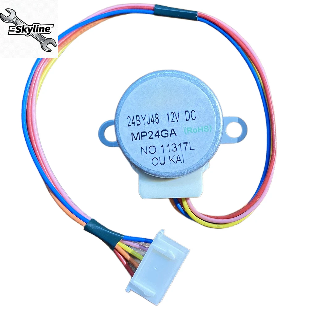 Synchronous Step Swing Motor MP24GA MP24GA5 Hanging Air Conditioning Conditioner 24BYJ48 Swing Leaf Deflector Wind 12V