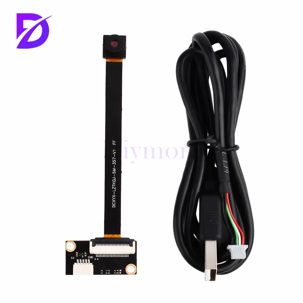 Módulo de câmera USB OV5640 5MP 2592x1944 Interface USB de alta definição tamanho pequeno Sensor sem driver para Raspberry Pi