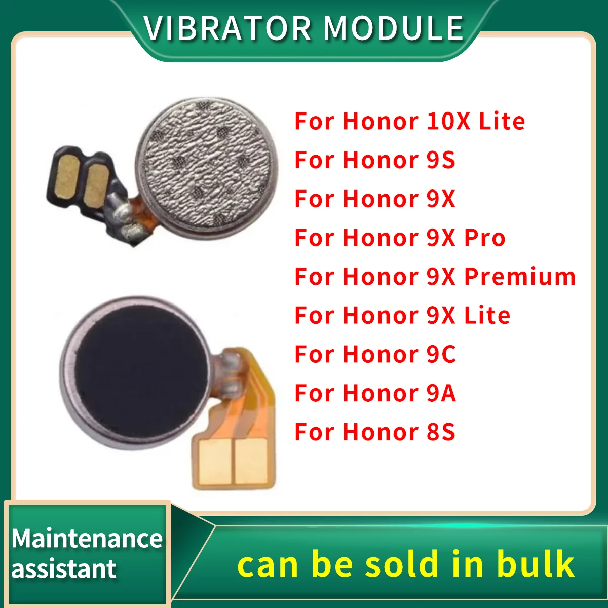 Vibration Motor Ribbon Flex Cable For HuaWei Honor 10X 9X Pro Premium Lite 9A 9C 9S 8S Vibrator Module