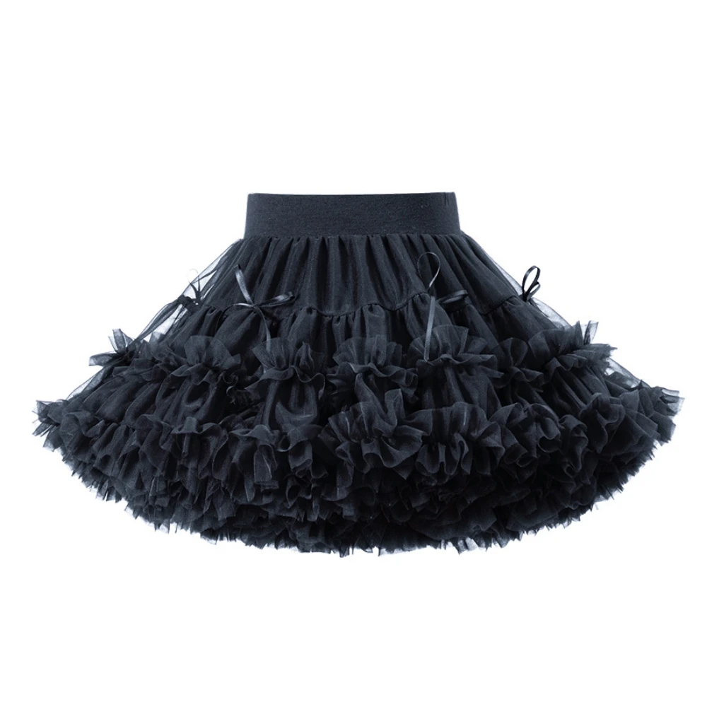 رائعة الفتيات كعكة عيد ميلاد فستان لطيف الحلو القوس تول توتو تنورة للحزب مهرجان صور تبادل لاطلاق النار عطلة الزي XS-L للبيع #4