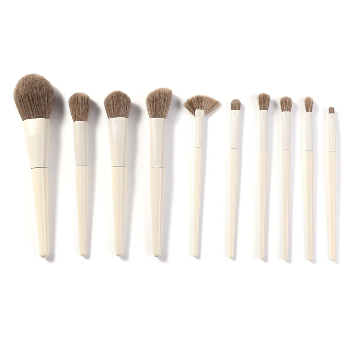 

Professional 14 Piece Makeup Brush Set Easy To Clean With Foundation Contour Eyeshadow Eyeliner Blending And Highlight Brushes