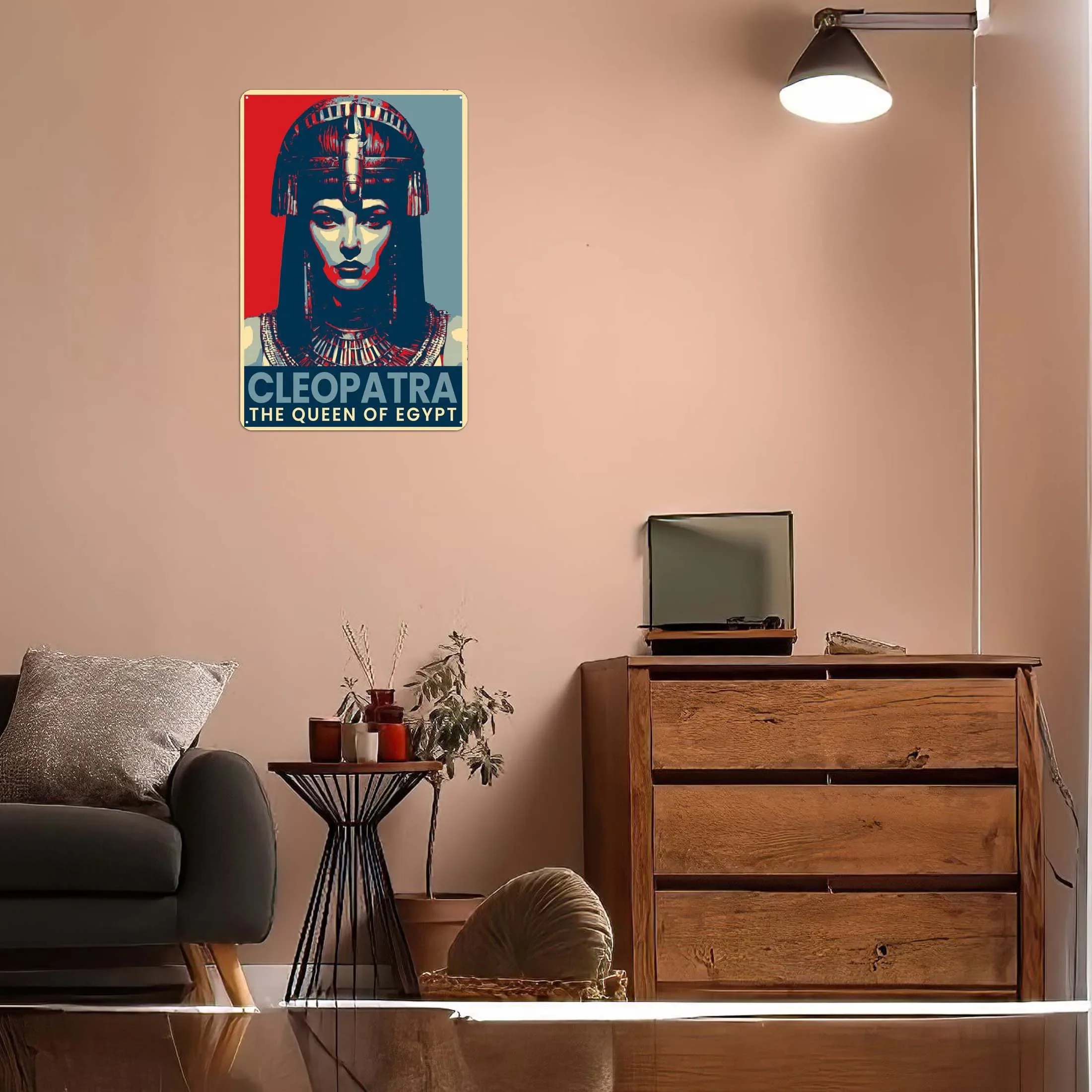 CLEOPATRA Sign Celebrities Poster Gamer Room Decoration Retro Metal Tin Sign Plaque for Wall Decoration Vintage Metal Plate Art