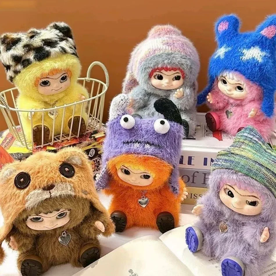 HOT Wakuku Fuzzy Trendy Fun Party Blind Box Cute Action Figure Mystery Box Cute Doll Bag Pendant Doll Surprise Bag Gift Toy Gift