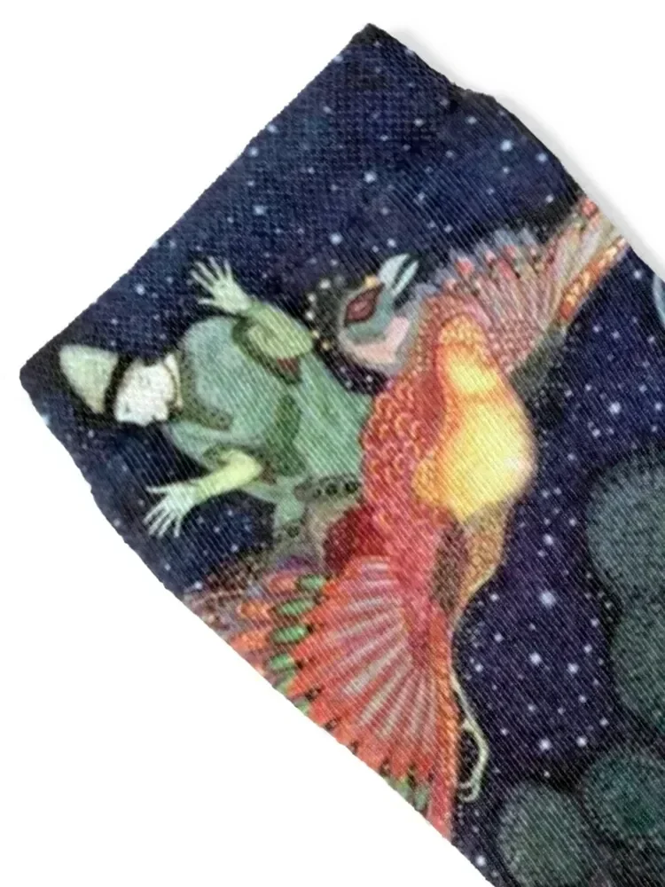 The Firebird - Edmund Dulac's Fairy Book: Fairy Tales of the Allied Nations Socks hiking Hiking boots Mens Socks Women's