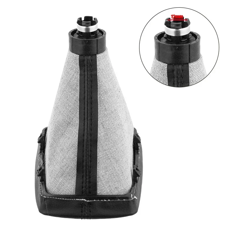 5 / 6 Speed Car Manual Gear Shift Knob PU Leather Gaiter Boot Cover for Audi A4 S4 8K A5 8T Q5 8R S-Line 2007-2015