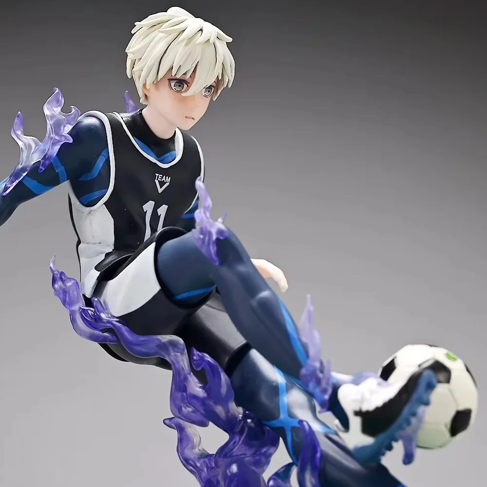 18CM Anime BLUE LOCK Nagi Seishiro Figura Stile Calcio Effetti Speciali Parti Modello Giocattolo Collezione Regalo Aciton Figura PVC