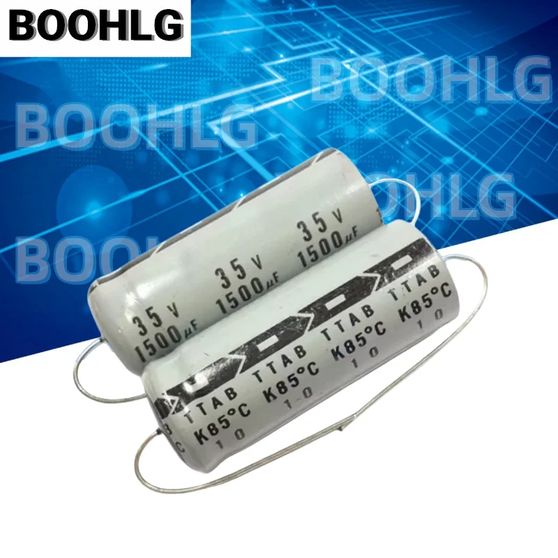 5 PCS amplificador IC capacitor eletrolítico horizontal axial 35 V 1500 UF 1500 UF 35 V 16X40