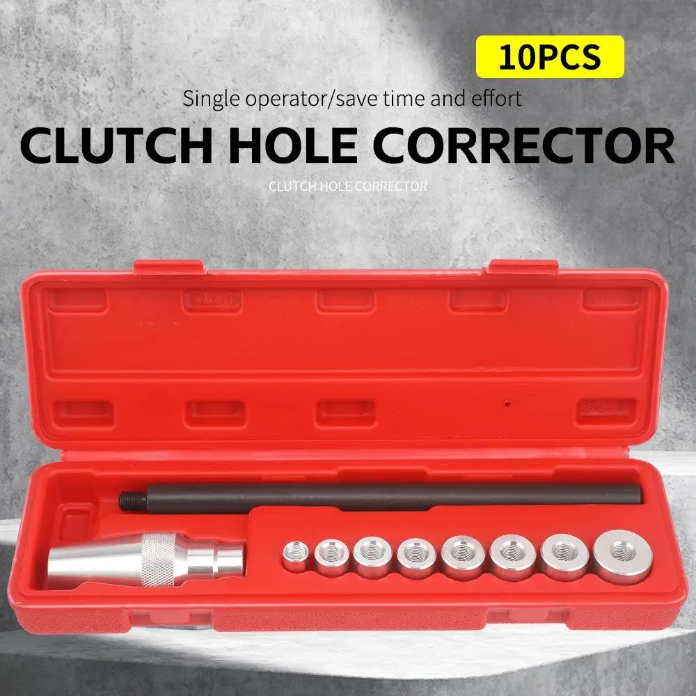 

10 PCS Clutch Aligning Tools Kit Universal 11~25mm Automotive Clutch Hole Corrector Alloy Steel Durable Clutch Alignment Aligner