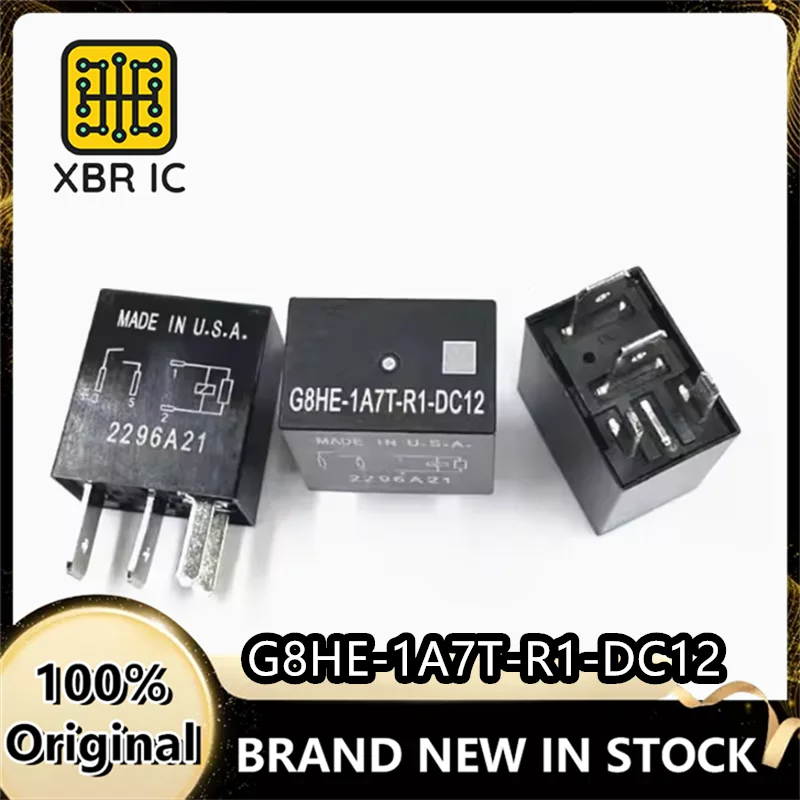 

(8/20 pieces) G8HE-1A7T-R1-DC12 4-pin Automotive Relay Brand New Genuine Original Product In Stock Fast Shipping