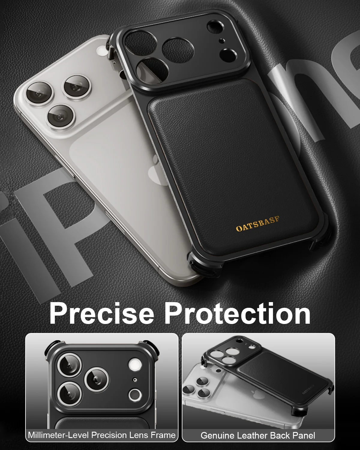 حافظة هاتف Eary لهاتف iPhone 17 16 Pro Max لهاتف MagSafe شحن لاسلكي جلد شاشة معدنية واقية غطاء مقاوم للصدمات