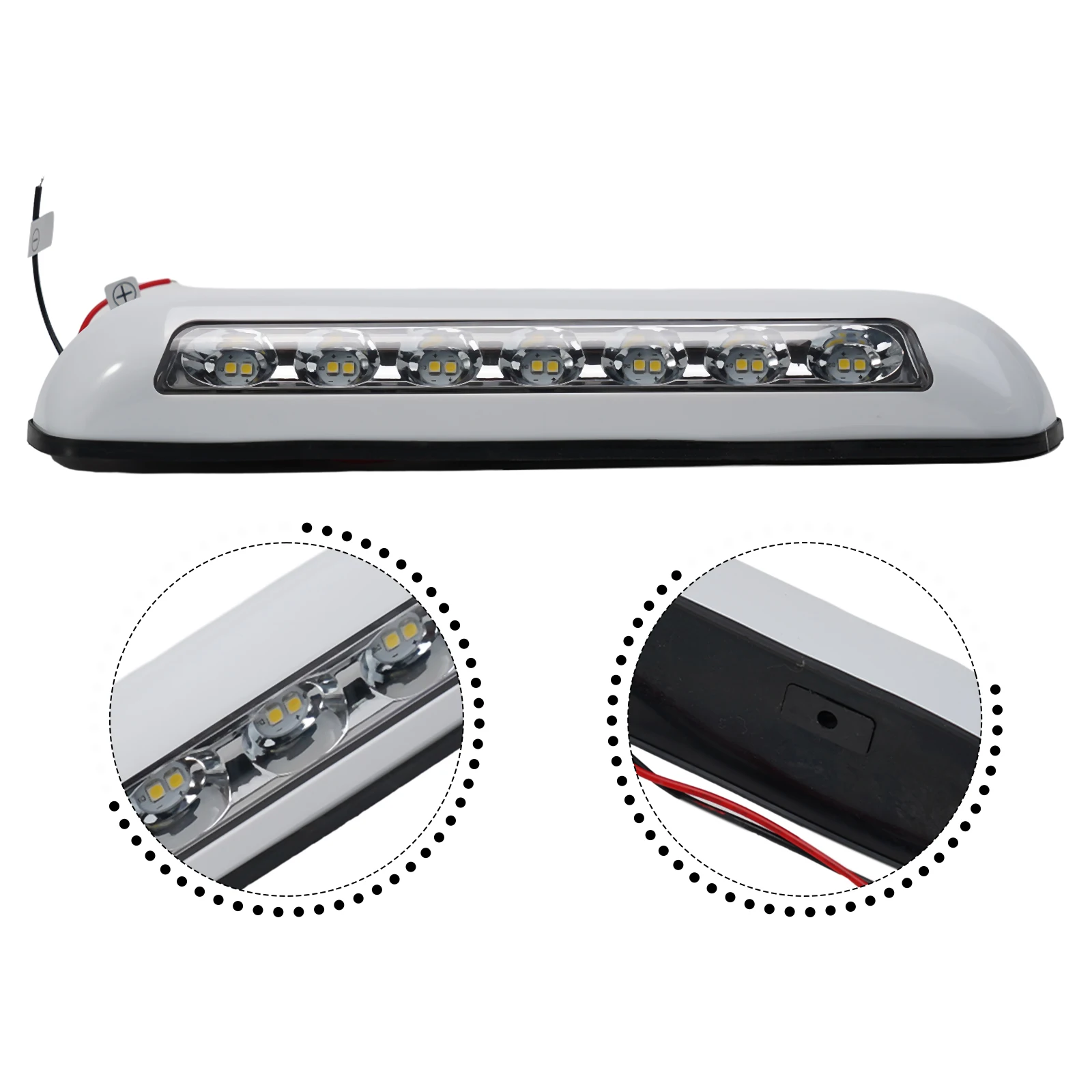 12V RV LED Light Exterior LED Lamp Beads RV LED Awning Porch Light Wat RV Outdoor Lights Sunshade Light Outdoor Lighting