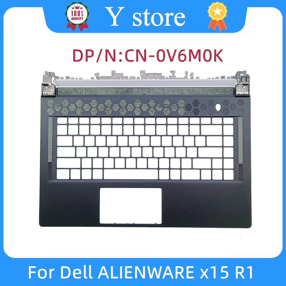 Y Store Original Laptop Back Cover/Front Bezel/Bottom Case for Dell ALIENWARE X15 R1 0V6M0K V6M0K Fast Ship