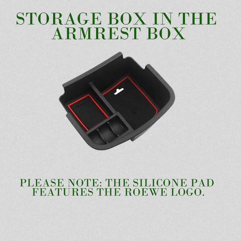 صندوق تخزين السيارة لـ MG5 SW EV Roewe Ei5 EP22 2021 2022 2023 2024 2025 2026 غطاء مسند الذراع الوسادة المضادة للقذرة ملحقات السيارة الداخلية