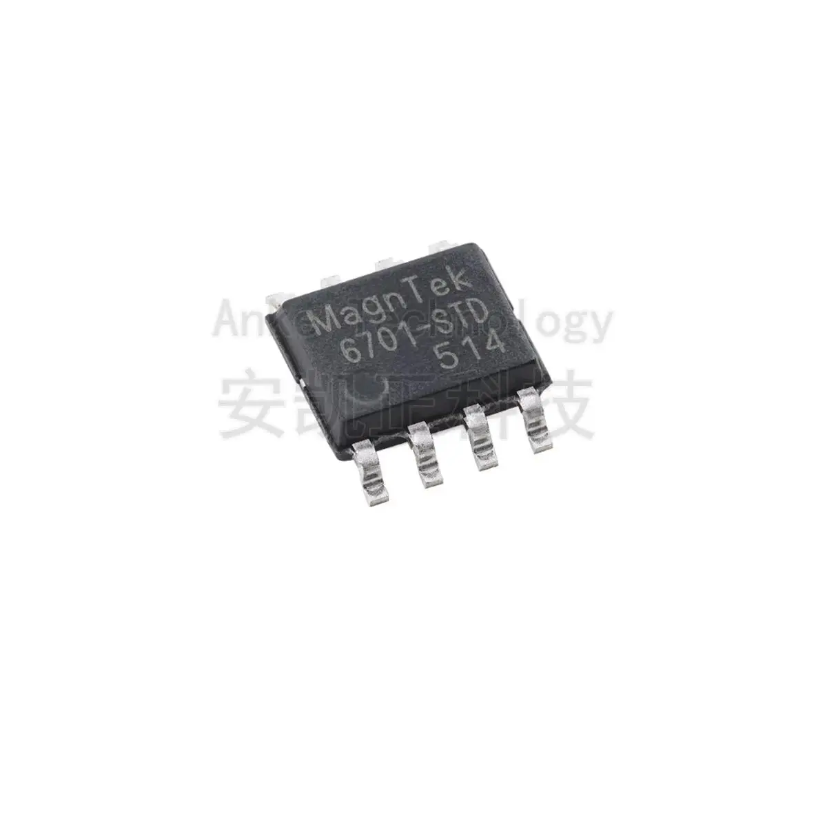 

Original MT6701CT-STD SOP-8 Magnetic Rotation Position Sensor Magnetic Angle Encoder Chip 10PCS