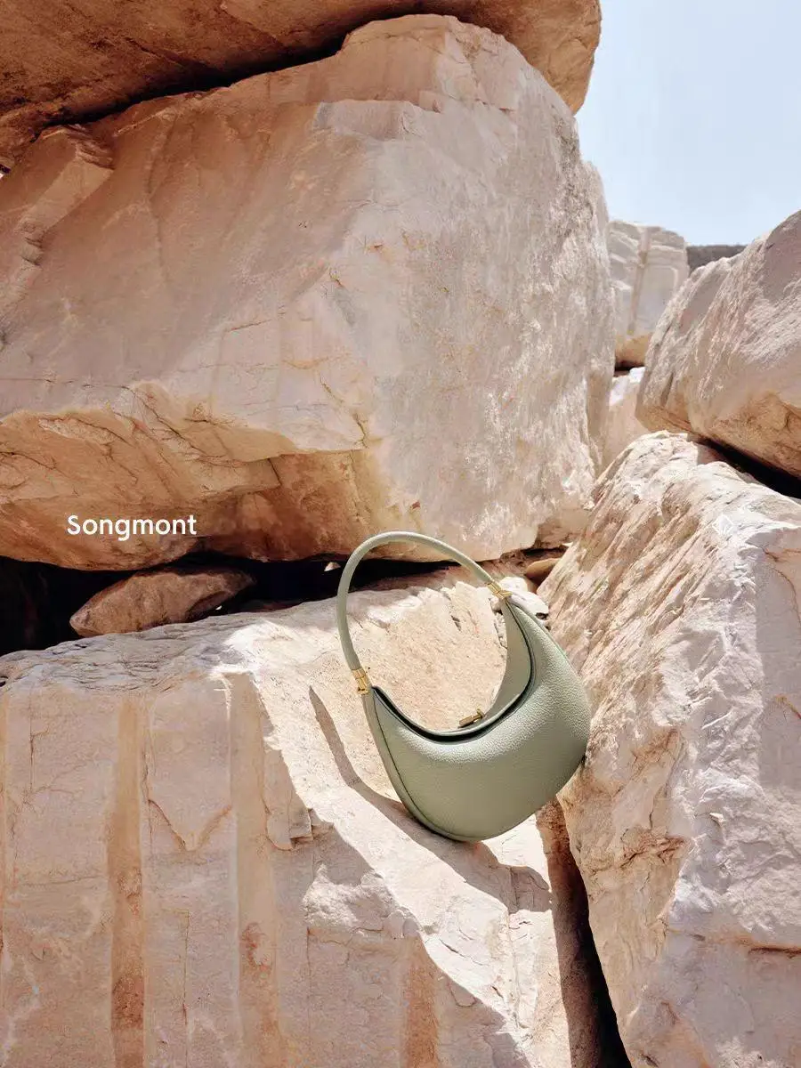 

Songmont Medium Crescent Bag — женская сумка через плечо Moon серии, шикарная пригородная сумка через плечо