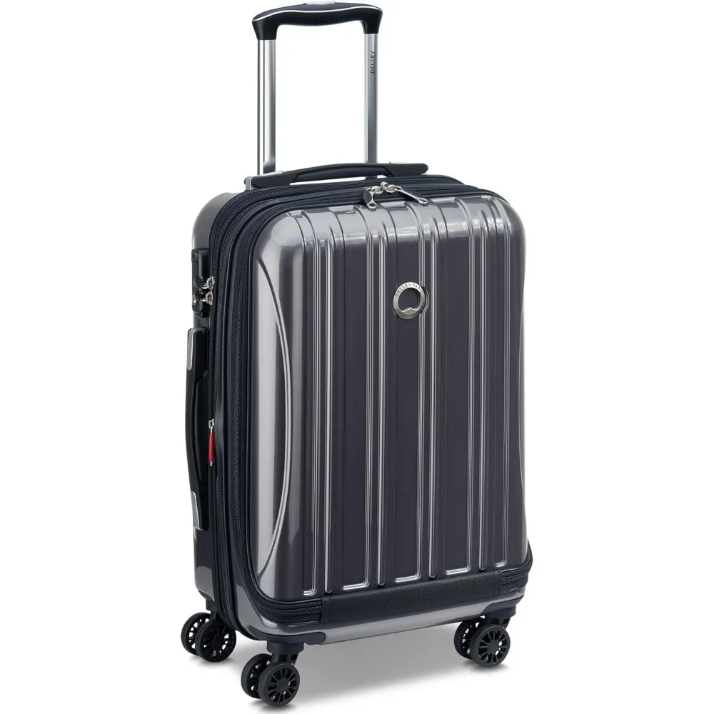DELSEY PARIS Bagagli espandibili Helium Aero Hardside con ruote girevoli, titanio, set da 2 pezzi (19/24)