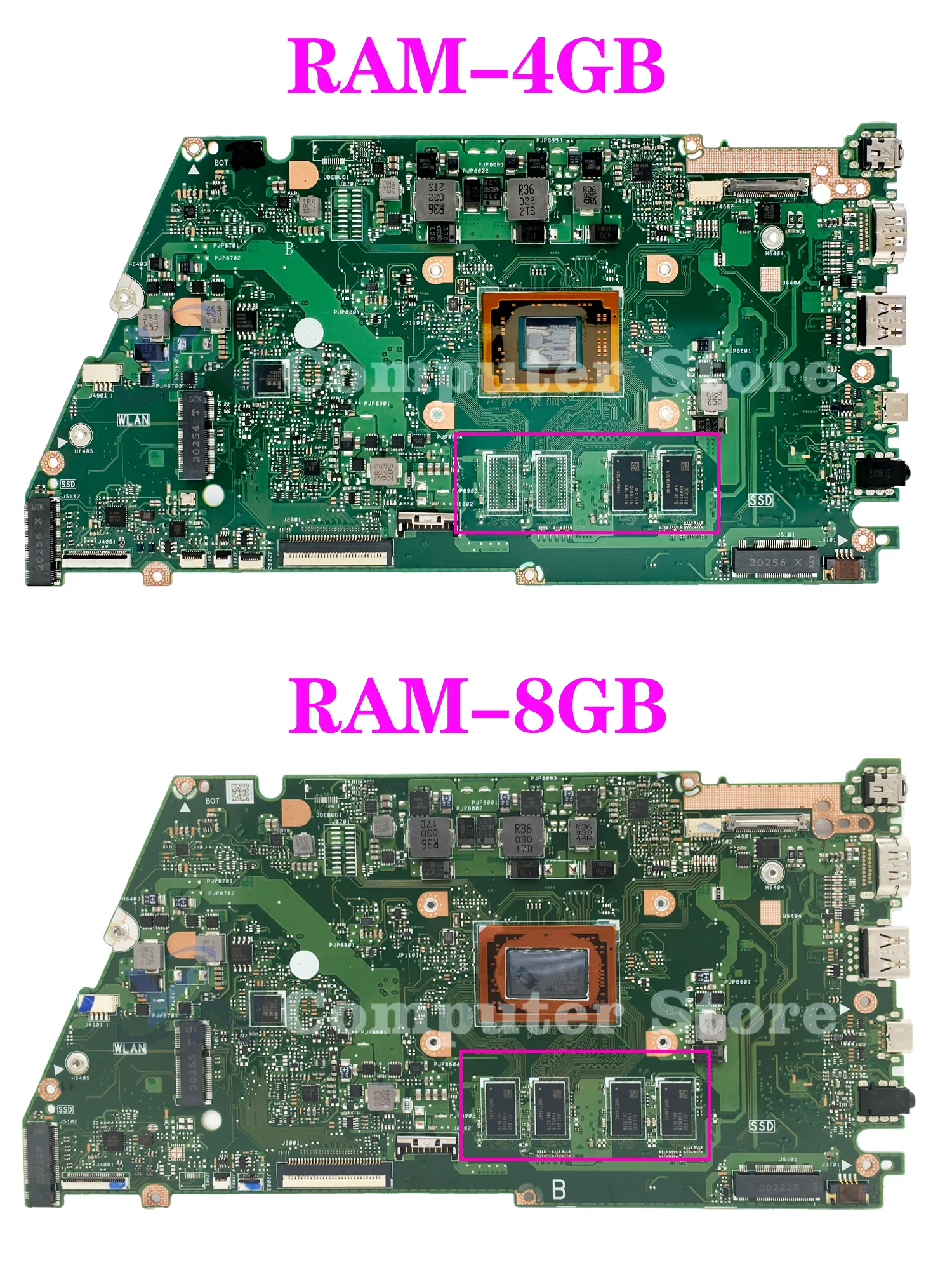 Imagem -03 - Placa-mãe do Portátil para Asus X421da X421d X421dap 3050u r3 r5 r7 8gb Ram 16gb Ram Uma Teste 100 ok