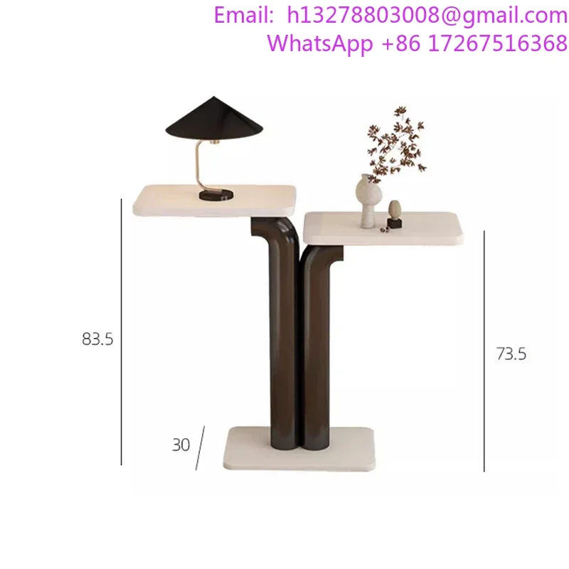 

Modern Marble Center Lobby Console Table Hallway Luxury Wohnzimmer Tisch Living Room Furniture