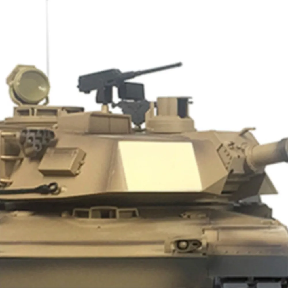 Henglong 1/16 Abrams RTR RC Tank 3918 with 360°Turret Barrel Recoil Metal Tracks Remote Control Military Model for Hobbyists