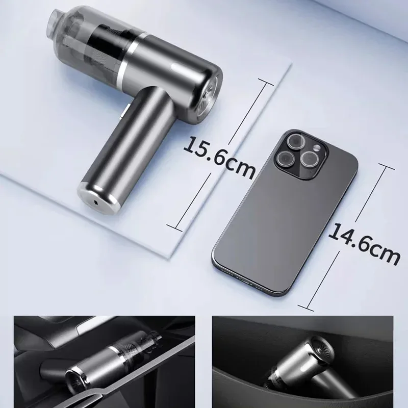 4 in 1 Vacuum Cleaner 120000PA Powerful Clean Machine   Appliance Clean Wireless Portable Handheld Vehicle Vacuum Clean