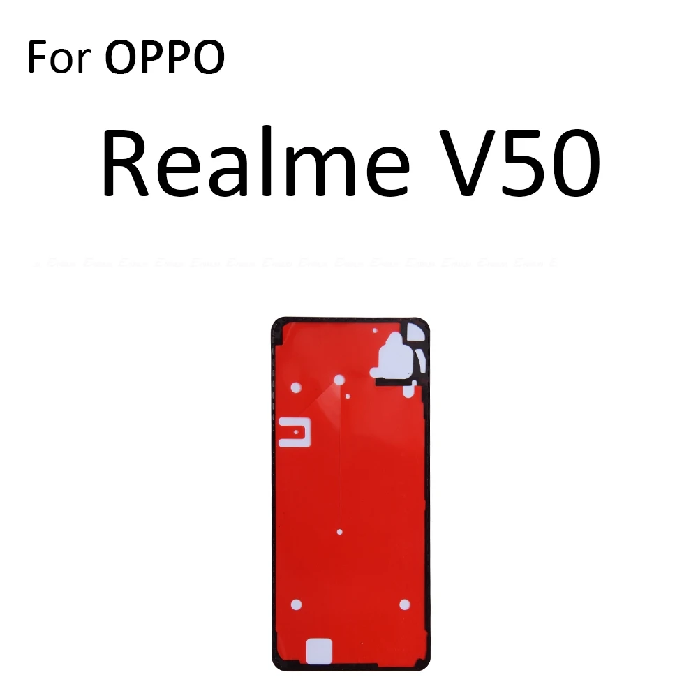 الملصق الخلفي غطاء البطارية الخلفي لاصق الباب الخلفي شريط لاصق ل ممن لهم Realme V11 V11s V13 V15 V20 V23 V23i V25 V5 V50 V50s 5G