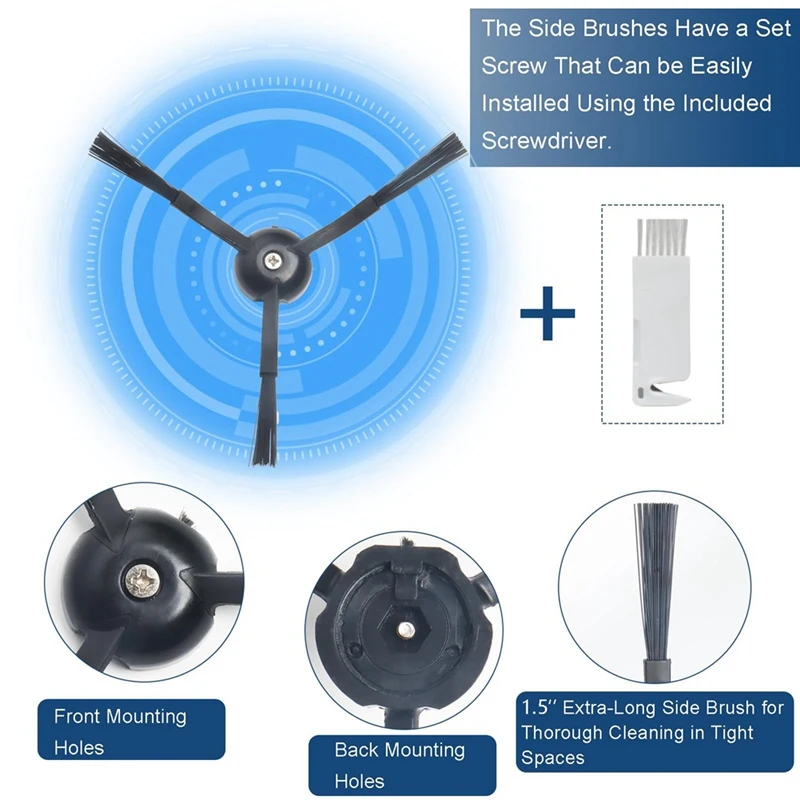 Para Roborock Q8 Max + Q8 Max,Q5 Pro Q5 Pro + piezas de aspiradora cepillo principal almohadillas de fregona