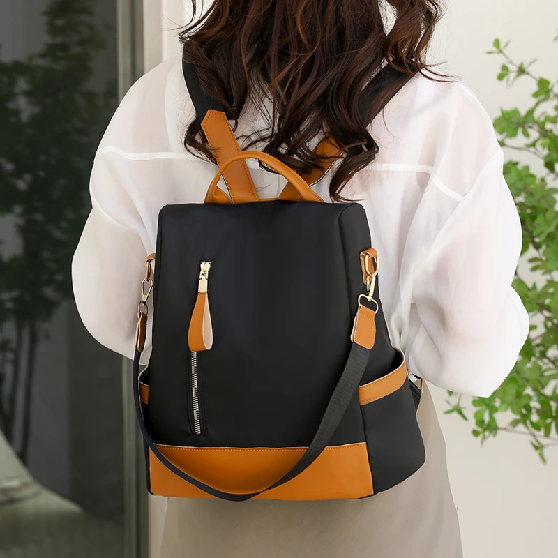 High Quality Nylon Brand Backpacks Fashion Anti Theft Women's Designer Bagpack Multi Functional Large Capacity Travel Sac A Dos