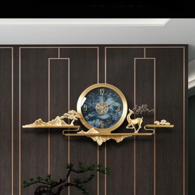 

Light luxury high-end atmosphere clock hanging wall creative hanging watch