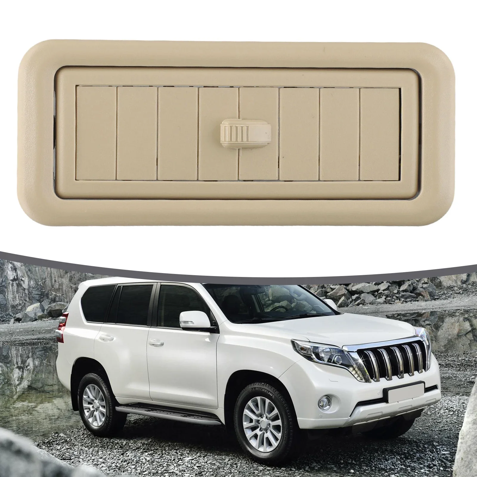 High Quality Practical Brand New A/C Outlet Interior PART Interior Roof Top Air Conditioner Beige Beige Yellow