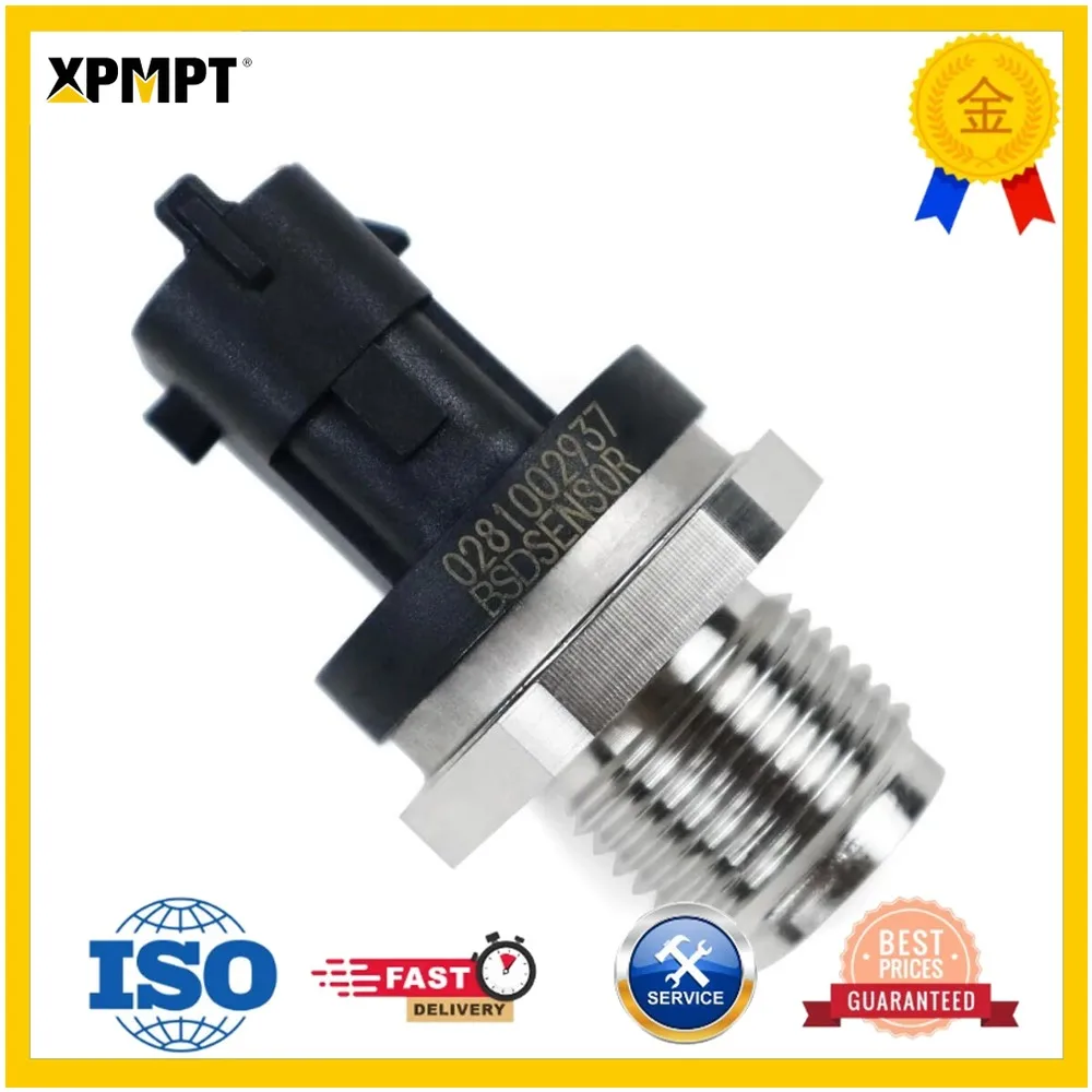 0281002937 6754-72-1210 20973777 Fuel Rail Pressure Sensor Fits for Komatsu PC200-8 PC210-8 PC240-8 Excavator