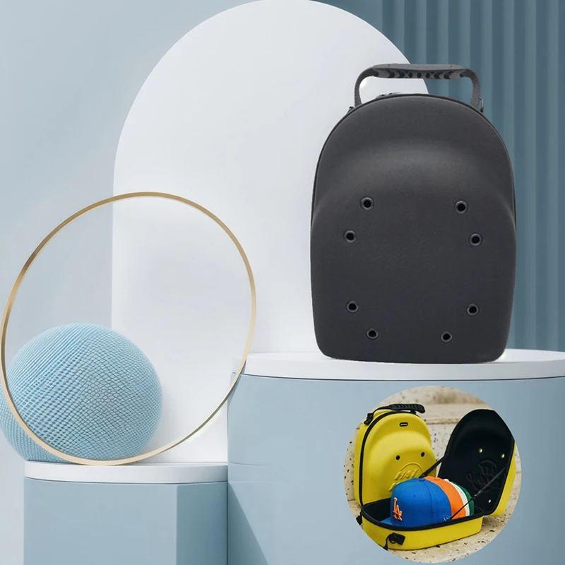 1 قطعة حقيبة سفر تخزين الناقل صندوق عرض حقيبة إيفا قبعة بيسبول حمل حقيبة قبعة بيسبول حقيبة السفر #2