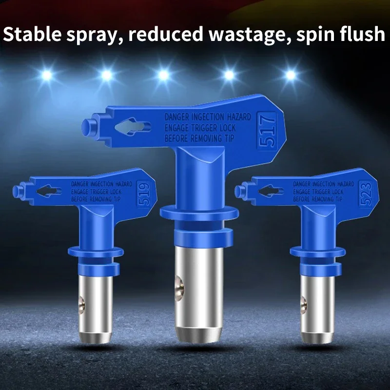 Blue Airless Paint Nozzles For Airless Spray Gun And Paint Sprayer Machine Parts 211 311 313 315 415 417 515 517 523 623 619