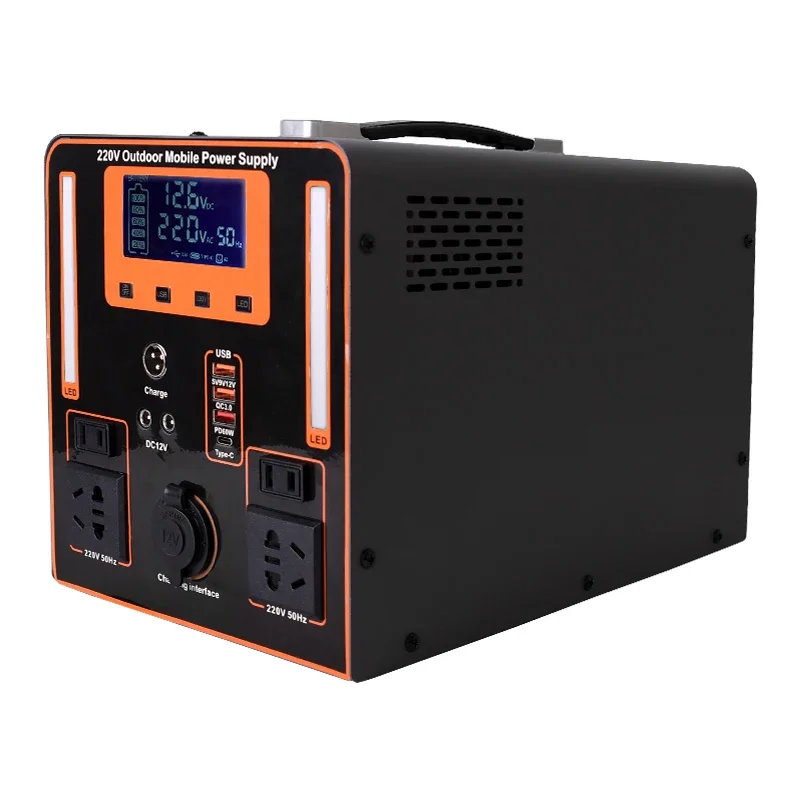 Lifepo4 Ternary Lithium Battery Power Home Energy Storages Outdoor Backup Power Supplies 1500w Portable Power Station