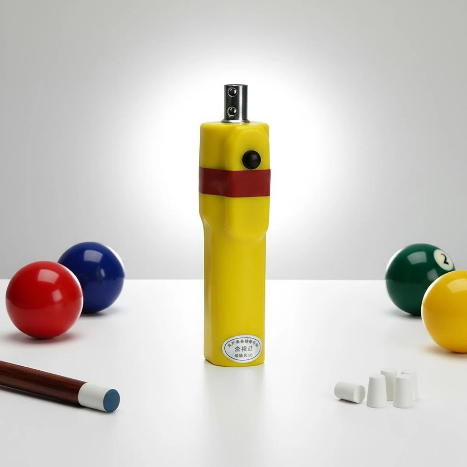 Rechargeable Cue Tip Grinder Handheld Electric Cue Tip Grinder Sports Accessory Side Button Compact Design