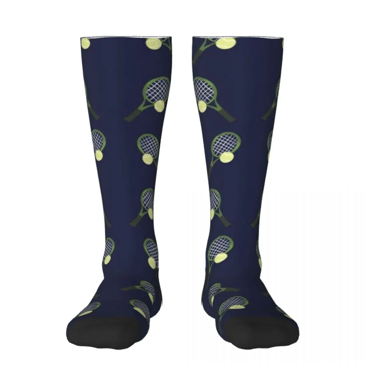 

Tennis Pattern Socks funny gift moving stockings with print Socks Ladies Men's